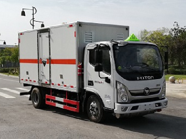 奧鈴藍牌腐蝕性物品廂式運輸車 奧鈴藍牌腐蝕性物品廂式運輸車