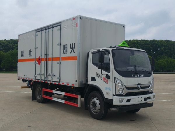 奧鈴5米2易燃氣體廂式運輸車 奧鈴5米2易燃氣體廂式運輸車
