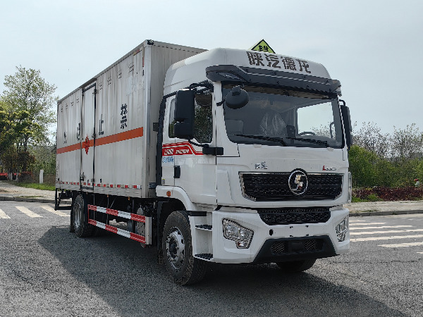 陜汽德龍易燃氣體廂式運輸車 陜汽德龍易燃氣體廂式運輸車