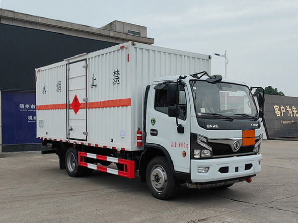 東風福瑞卡易燃氣體廂式運輸車